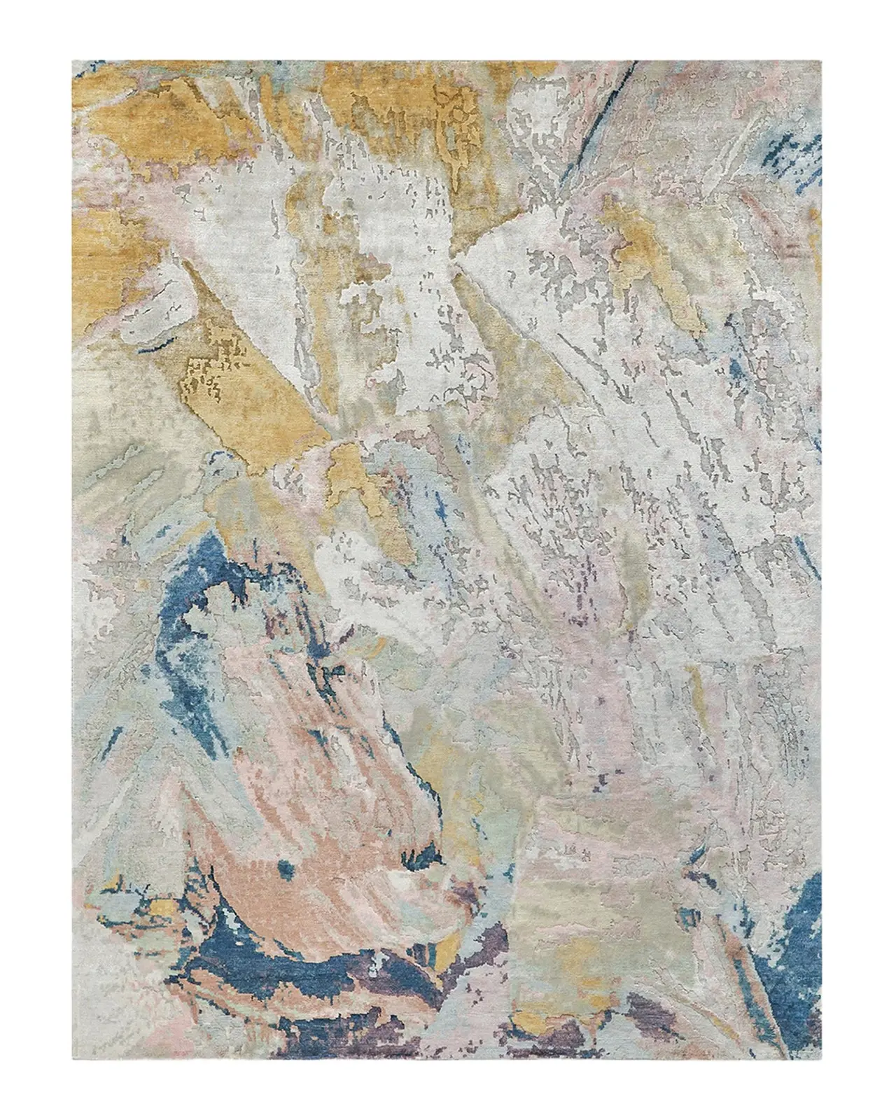 Exquisite Rugs Floor Art Hand-Knotted Multi Rug, 8 ' x 10 '