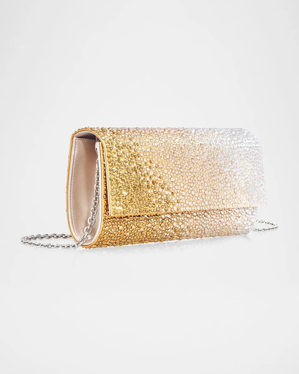 Judith Leiber Couture Perry Ombre Crystal Flap Clutch Bag | Thumbnail 4 Judith Leiber Couture Perry Ombre Crystal Flap Clutch Bag | Thumbnail 4