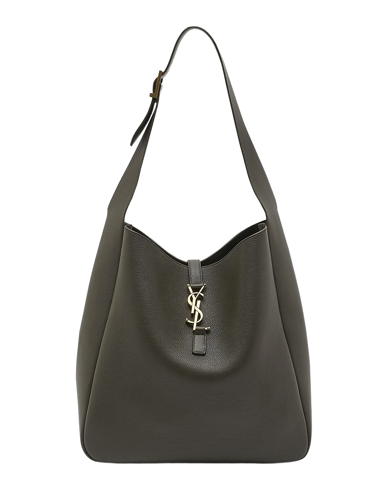 Le 5 A 7 Large Shoulder Bucket Bag in Smooth Leather Le 5 A 7 Large Shoulder Bucket Bag in Smooth Leather