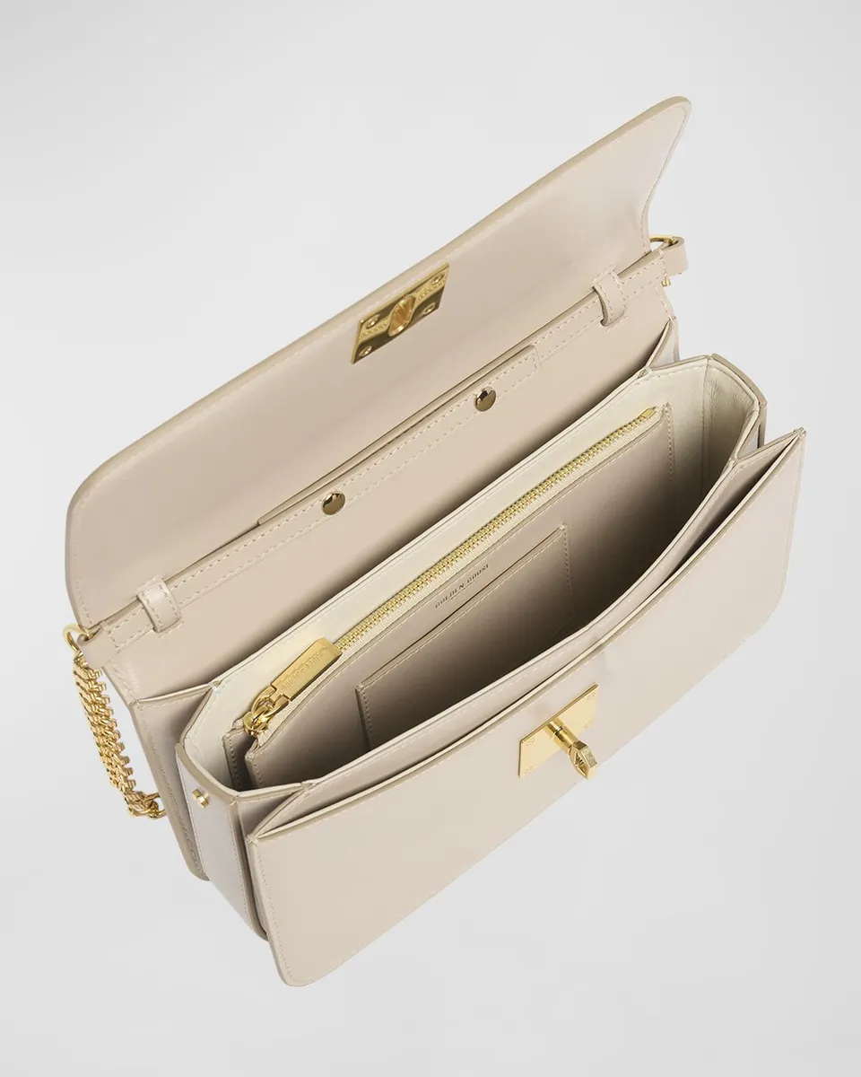 Golden Goose Gioia Flap Leather Shoulder Bag | Thumbnail 3 Golden Goose Gioia Flap Leather Shoulder Bag | Thumbnail 3