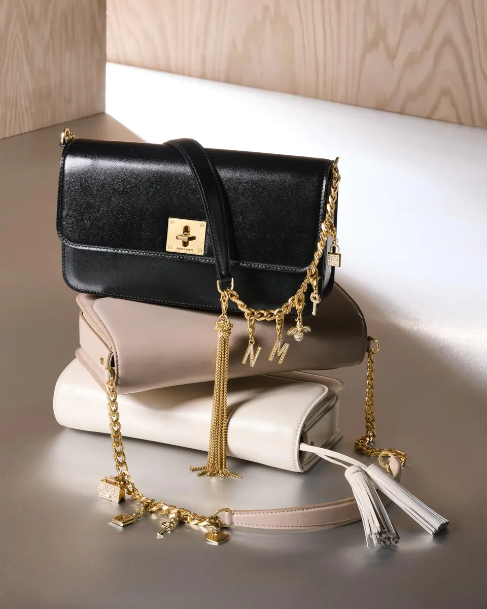 Golden Goose Gioia Flap Leather Shoulder Bag | Thumbnail 5 Golden Goose Gioia Flap Leather Shoulder Bag | Thumbnail 5