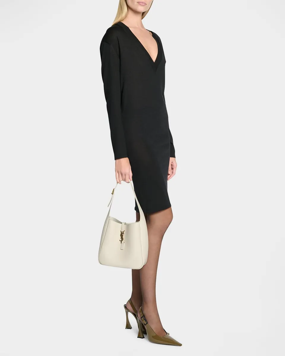 Saint Laurent Le 5 A 7 Small Shoulder Bag in Smooth Supple Leather | Thumbnail 2 Saint Laurent Le 5 A 7 Small Shoulder Bag in Smooth Supple Leather | Thumbnail 2