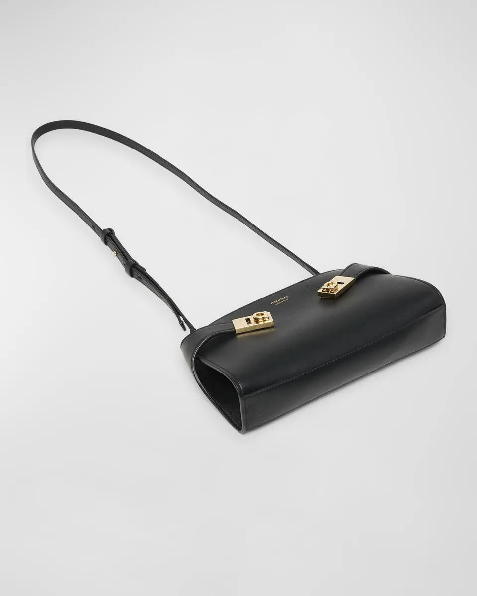 Ferragamo Mini Hug Leather Crossbody Bag | Thumbnail 7
