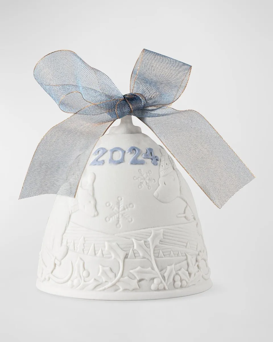 Lladro 2024 Christmas Bell Ornament | Thumbnail 3 Lladro 2024 Christmas Bell Ornament | Thumbnail 3