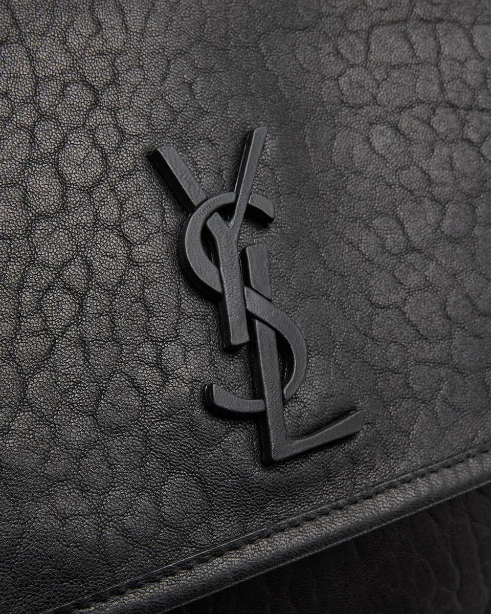 Saint Laurent Men's Niki YSL Messenger Bag in Grained Leather | Thumbnail 5 Saint Laurent Men's Niki YSL Messenger Bag in Grained Leather | Thumbnail 5