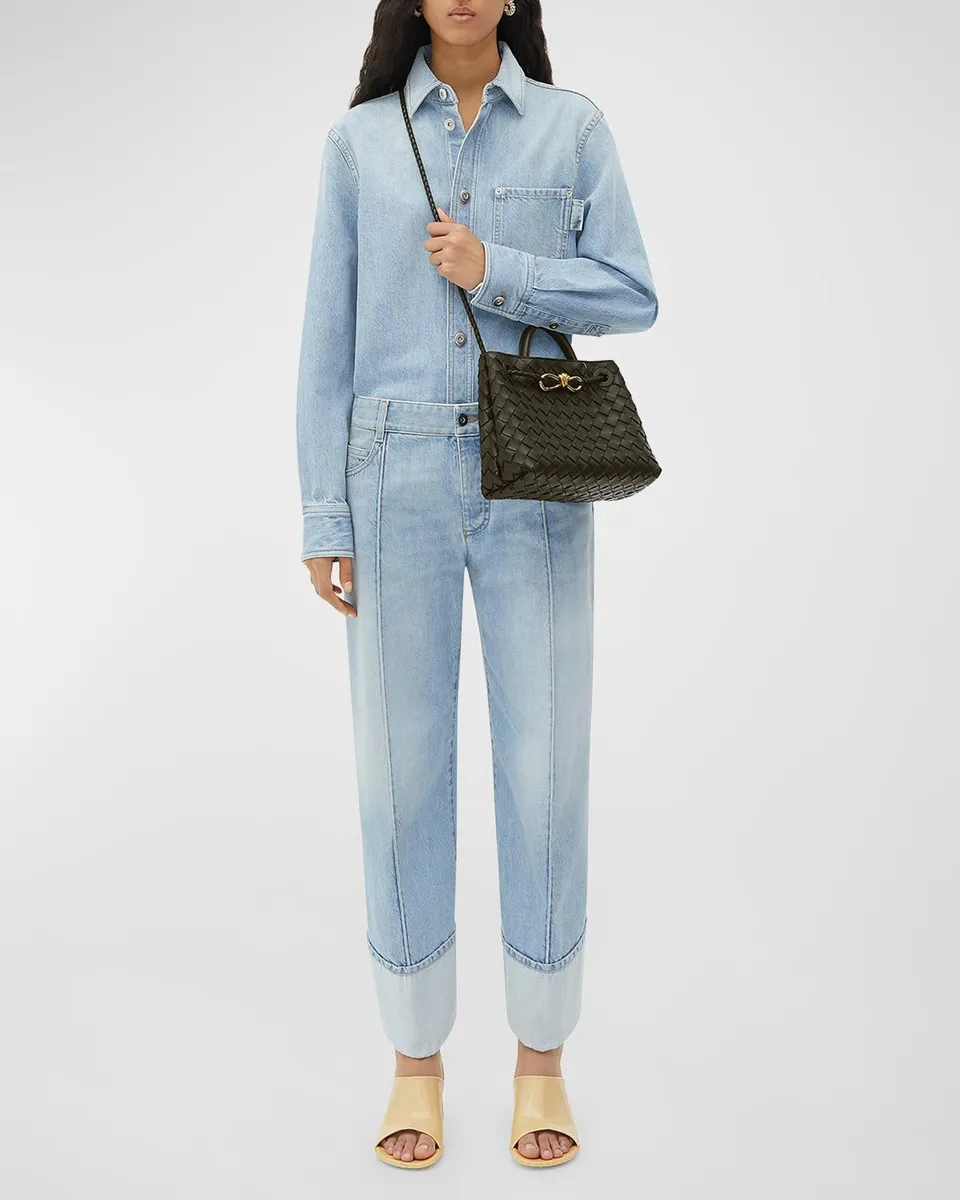 Bottega Veneta Andiamo Small Leather Top-Handle Bag | Thumbnail 2