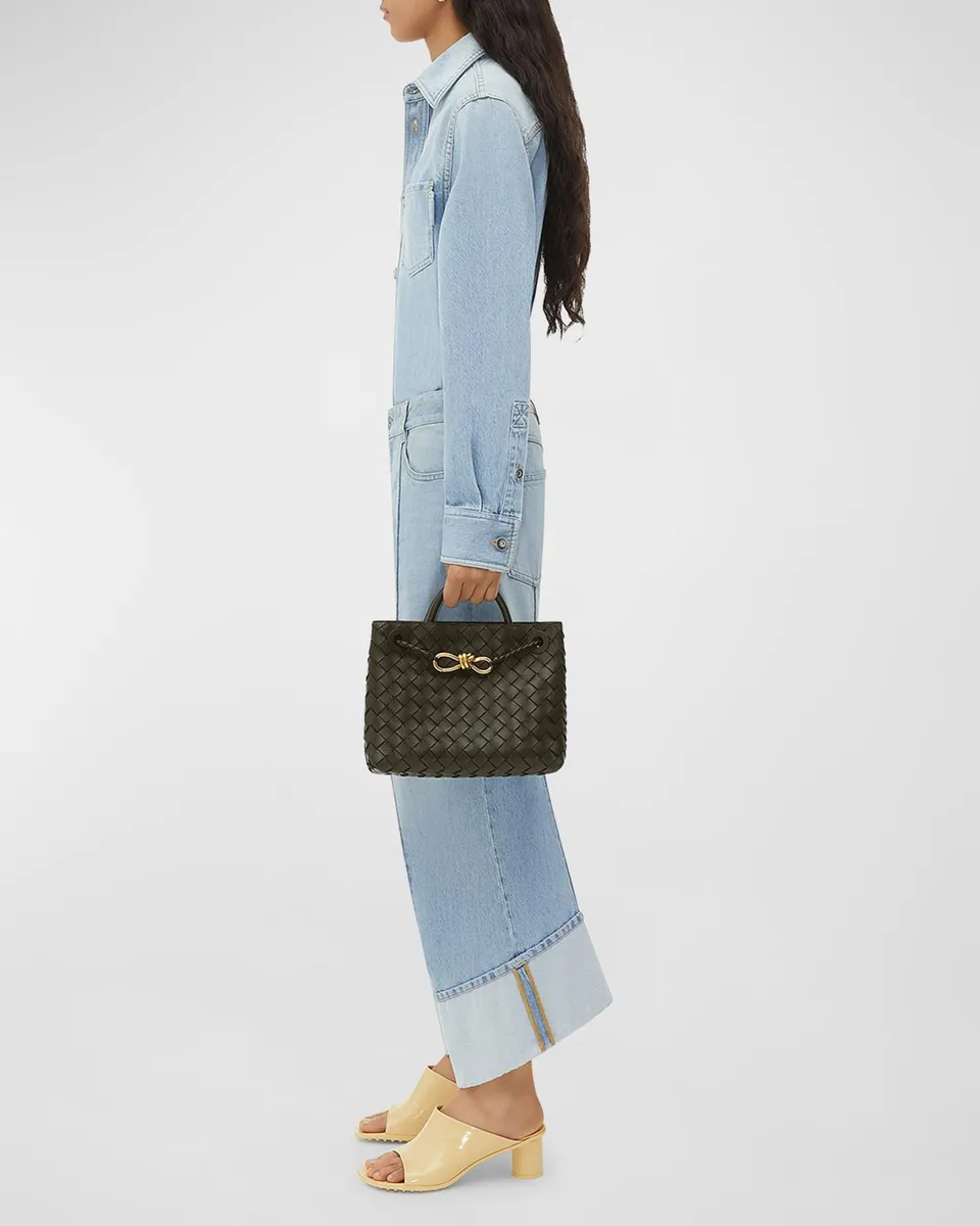 Bottega Veneta Andiamo Small Leather Top-Handle Bag | Thumbnail 4