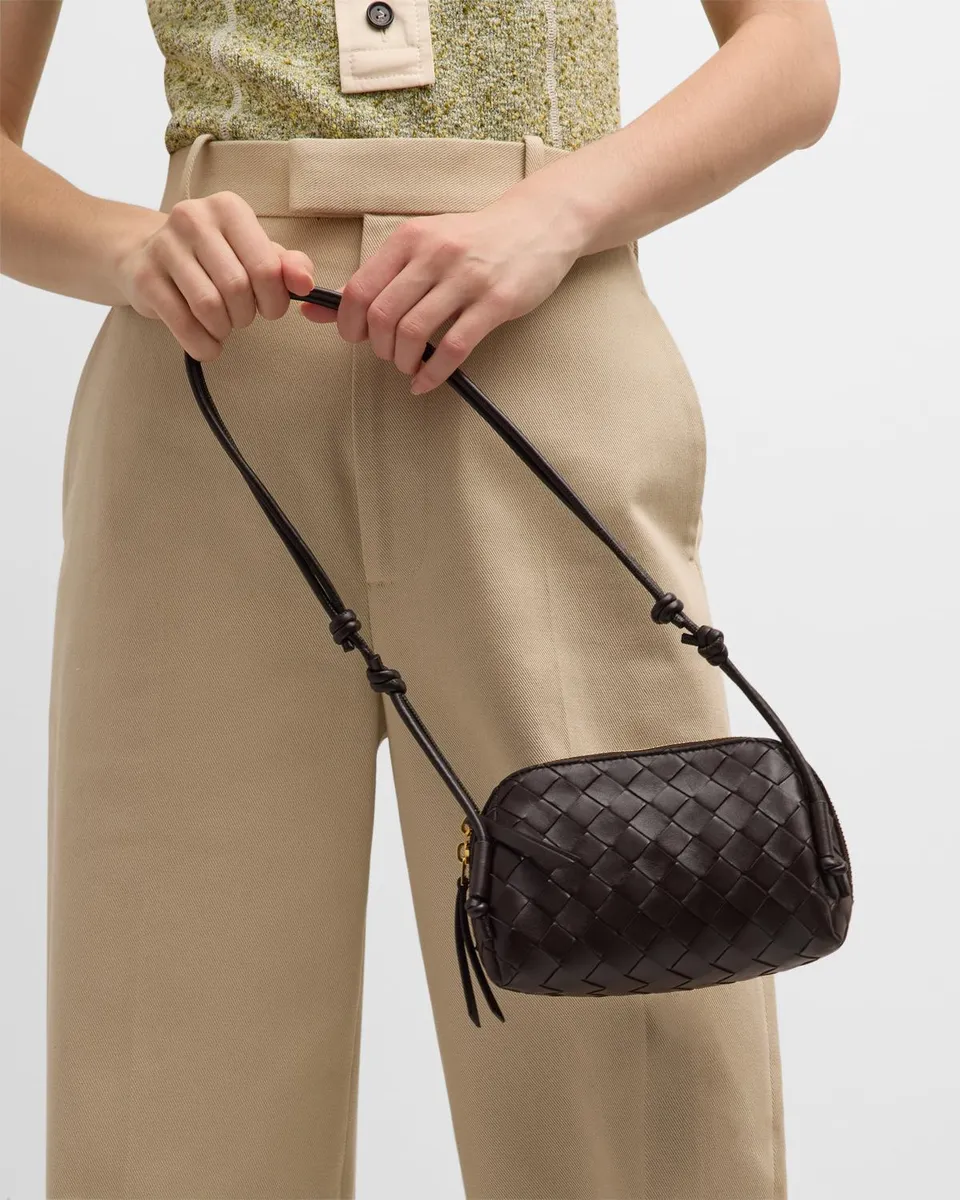 Bottega Veneta Zip Leather Pouch Shoulder Bag | Thumbnail 2 Bottega Veneta Zip Leather Pouch Shoulder Bag | Thumbnail 2