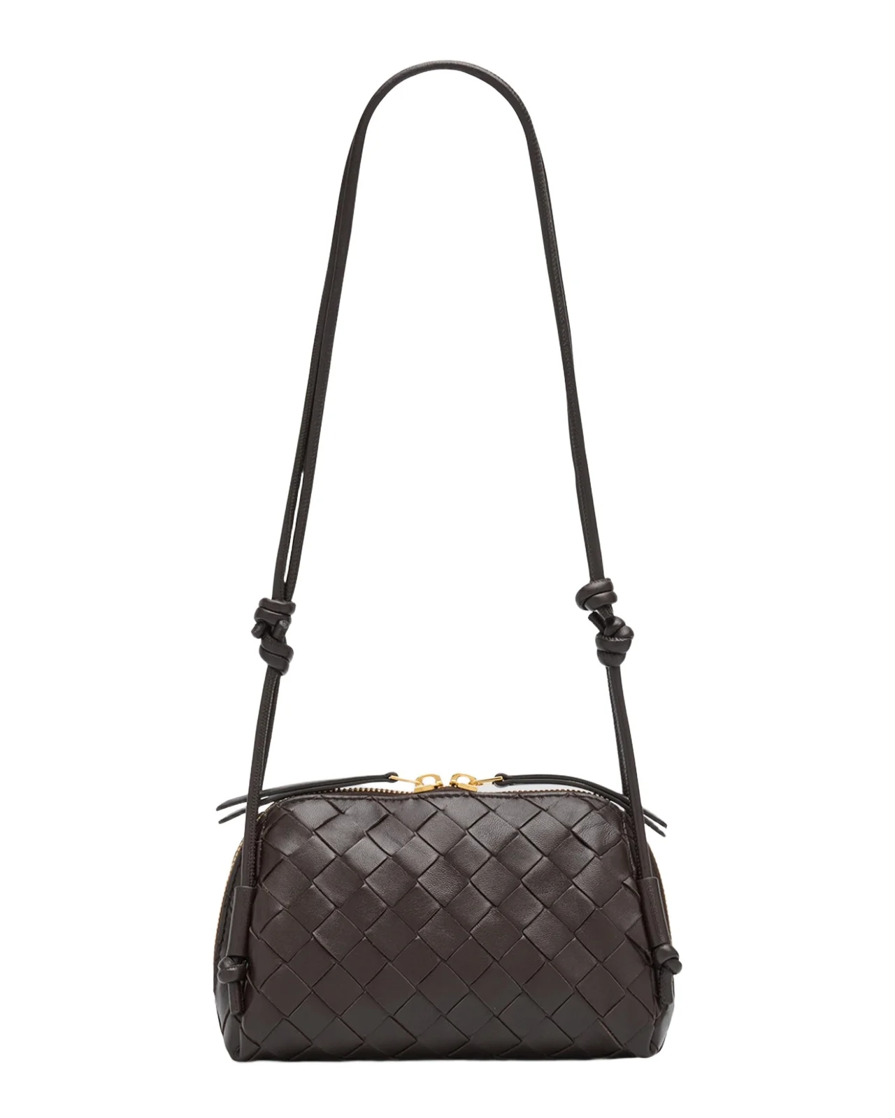 Bottega Veneta Zip Leather Pouch Shoulder Bag