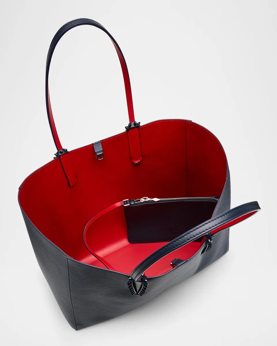 Christian Louboutin Cabata Soft Large Tote Bag in Grained Leather | Thumbnail 4
