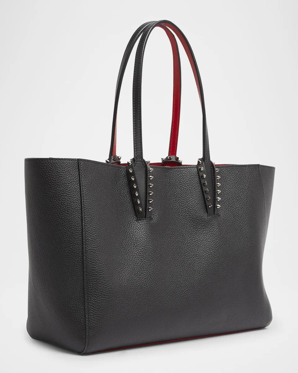 Christian Louboutin Cabata Soft Small Tote Bag in Grained Leather | Thumbnail 3