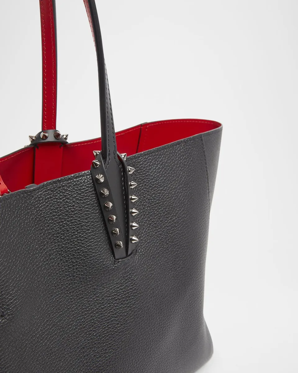 Christian Louboutin Cabata Soft Small Tote Bag in Grained Leather | Thumbnail 5