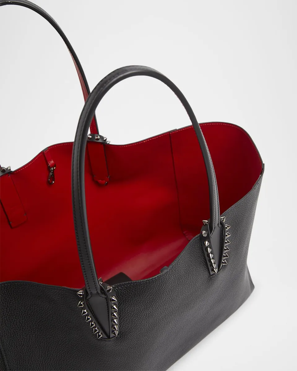 Christian Louboutin Cabata Soft Large Tote Bag in Grained Leather | Thumbnail 3