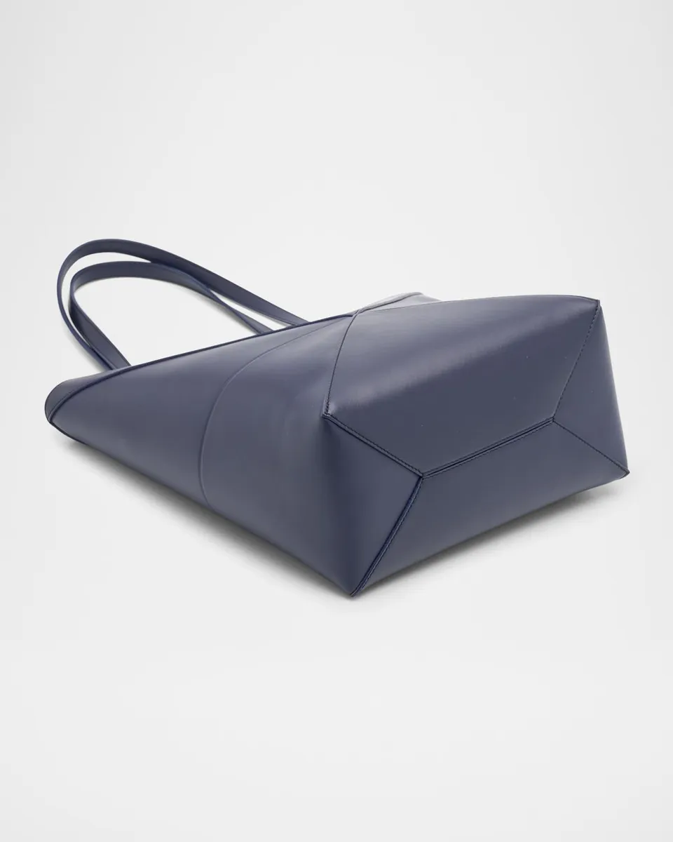 Loewe Puzzle Fold Medium Tote Bag in Shiny Leather | Thumbnail 8