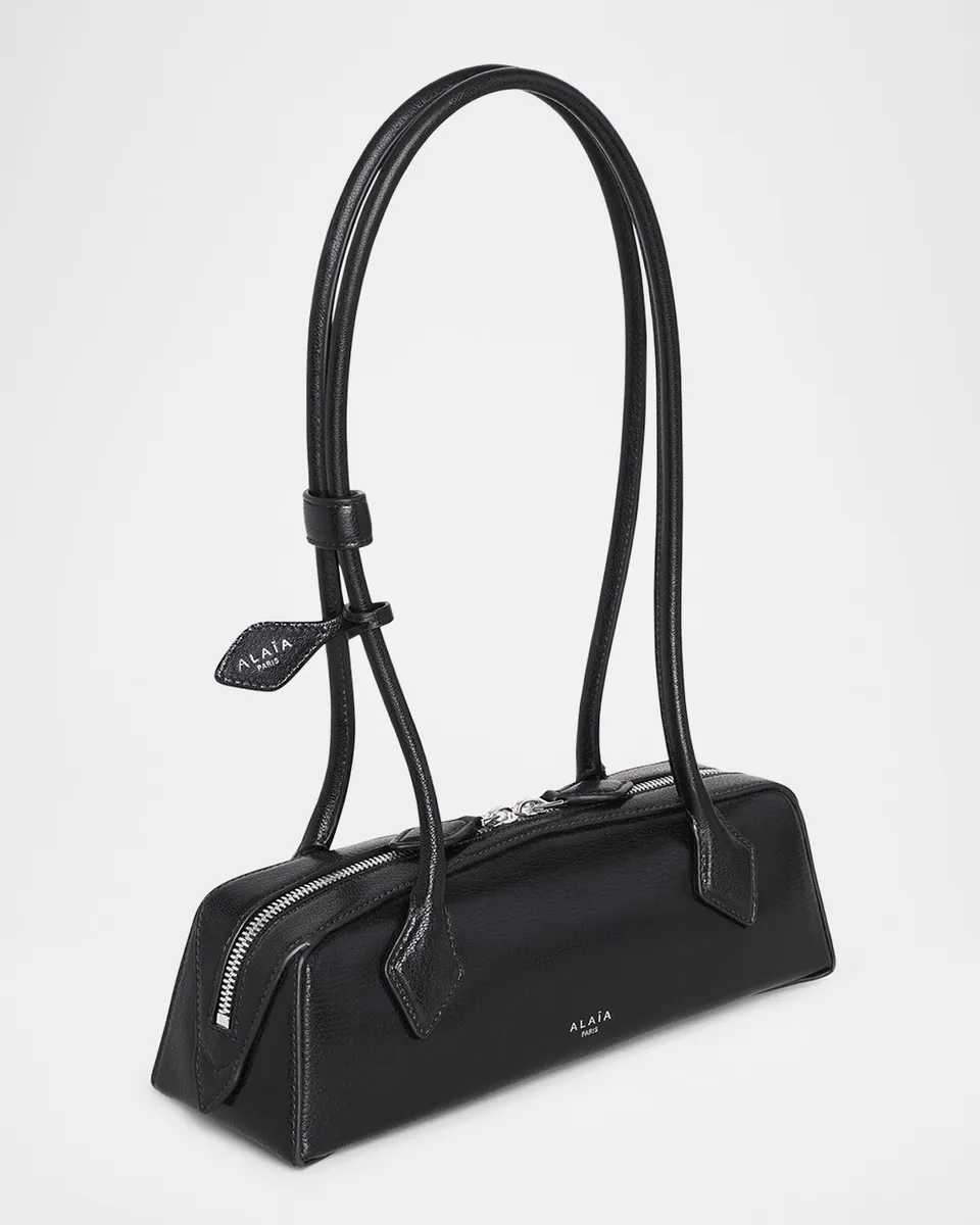 ALAÏA Le Teckel Small Shoulder Bag in Leather | Thumbnail 6 ALAÏA Le Teckel Small Shoulder Bag in Leather | Thumbnail 6