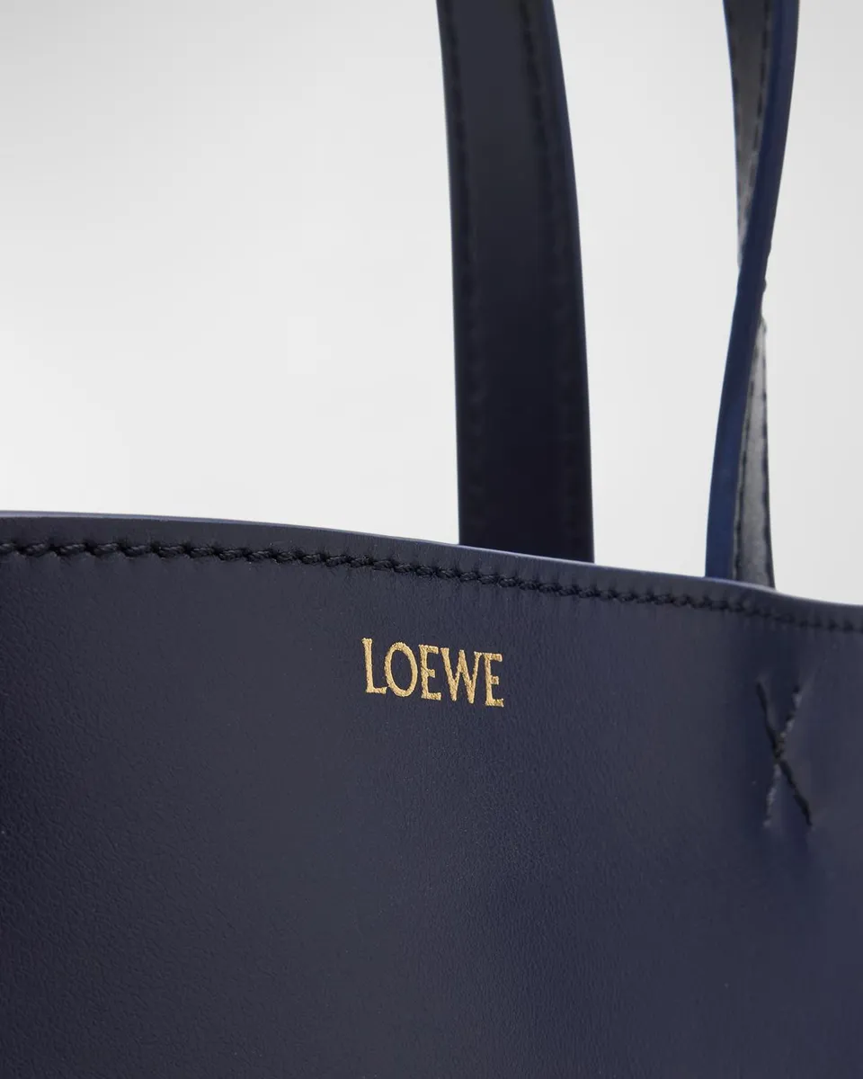 Loewe Puzzle Fold Mini Tote Bag in Shiny Leather | Thumbnail 6 Loewe Puzzle Fold Mini Tote Bag in Shiny Leather | Thumbnail 6