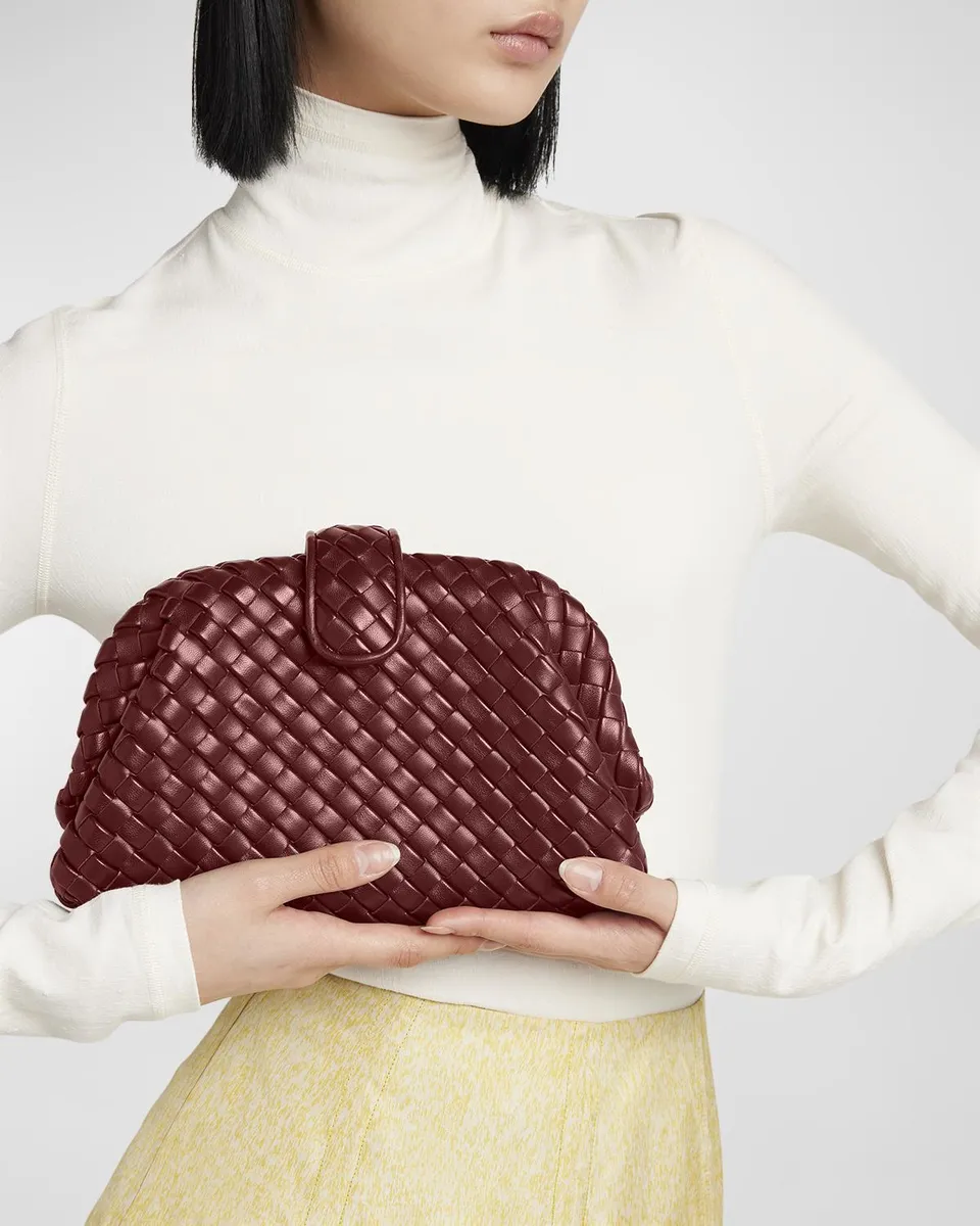 Bottega Veneta Lauren 1980 Mini Clutch Bag with Chain Strap | Thumbnail 4 Bottega Veneta Lauren 1980 Mini Clutch Bag with Chain Strap | Thumbnail 4