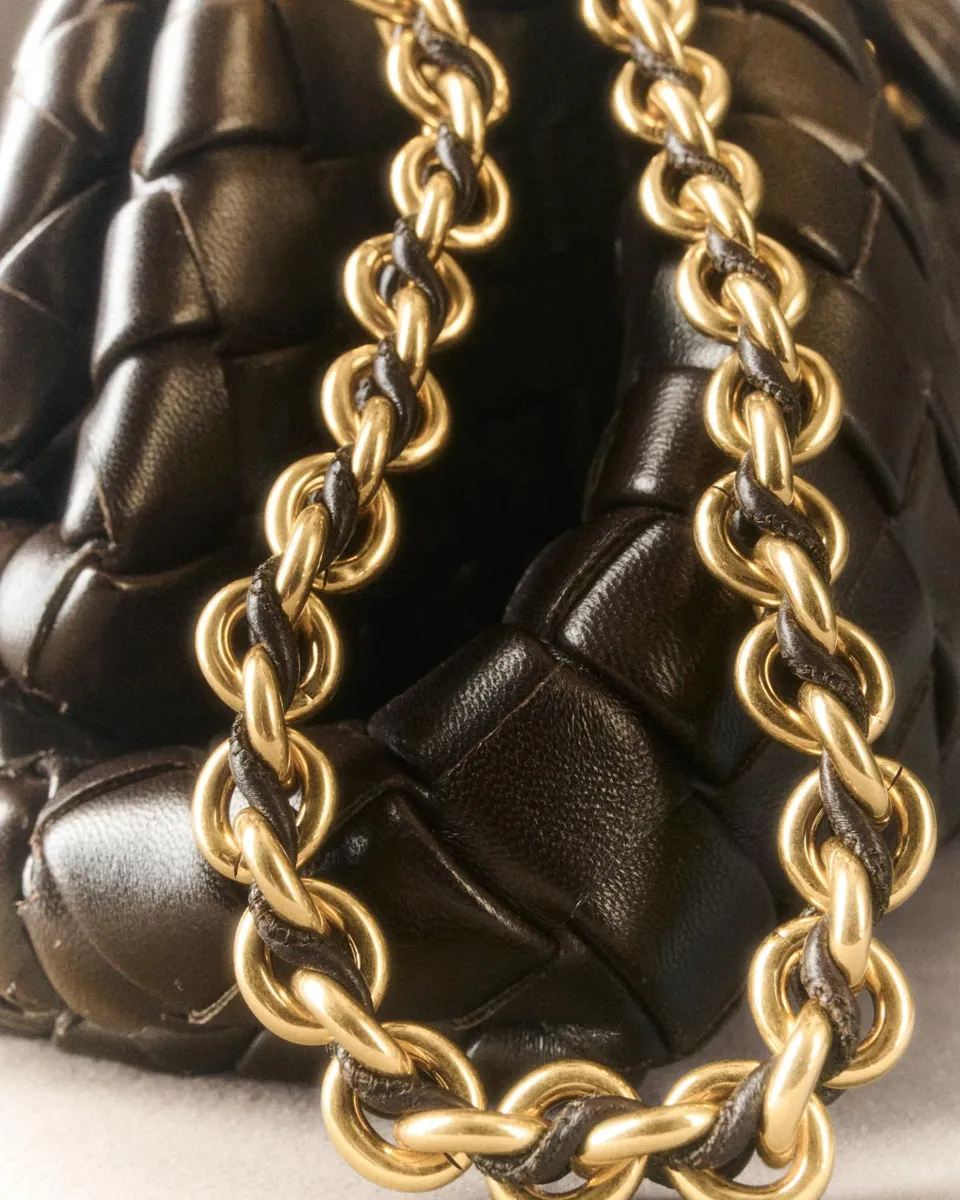 Bottega Veneta Lauren 1980 Mini Clutch Bag with Chain Strap | Thumbnail 5 Bottega Veneta Lauren 1980 Mini Clutch Bag with Chain Strap | Thumbnail 5
