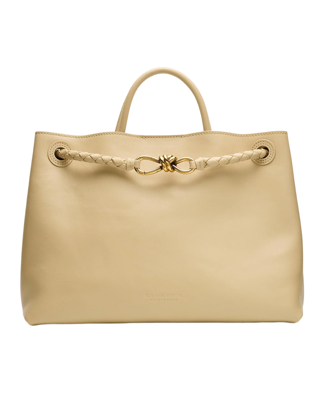 Bottega Veneta Andiamo Medium Leather Tote Bag