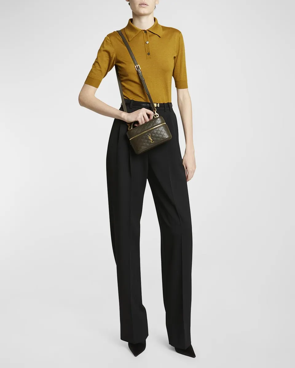 Saint Laurent Gaby Vanity Quilted Leather Bag | Thumbnail 2