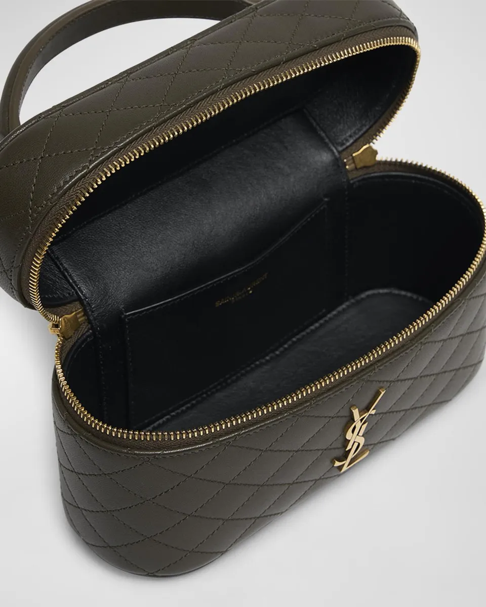 Saint Laurent Gaby Vanity Quilted Leather Bag | Thumbnail 3