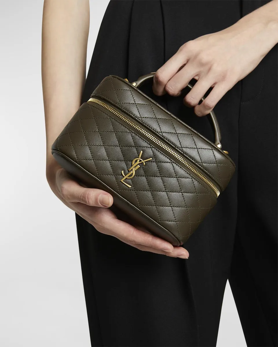 Saint Laurent Gaby Vanity Quilted Leather Bag | Thumbnail 4
