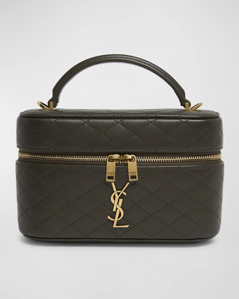 Saint Laurent Gaby Vanity Quilted Leather Bag | Thumbnail 6