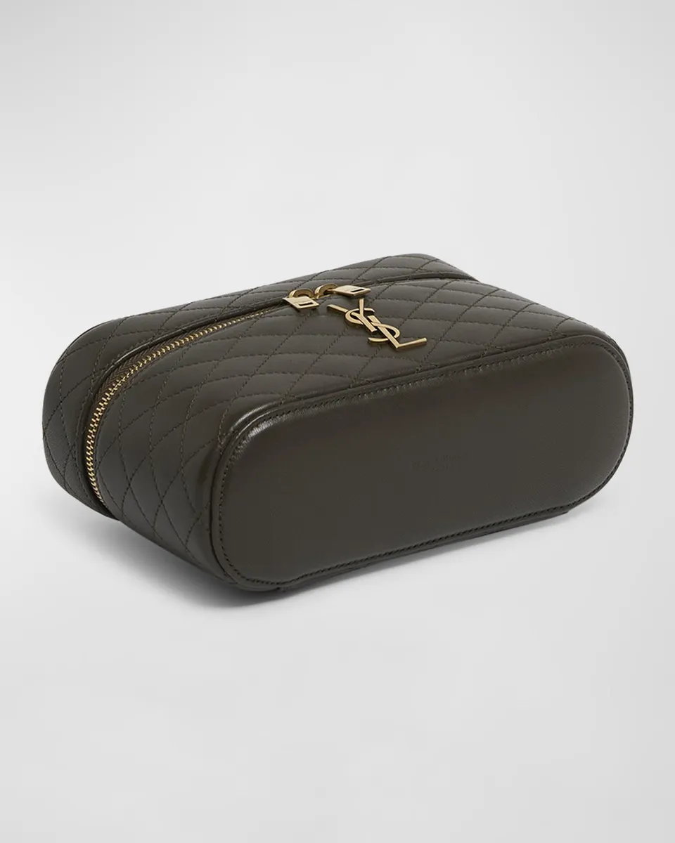 Saint Laurent Gaby Vanity Quilted Leather Bag | Thumbnail 8