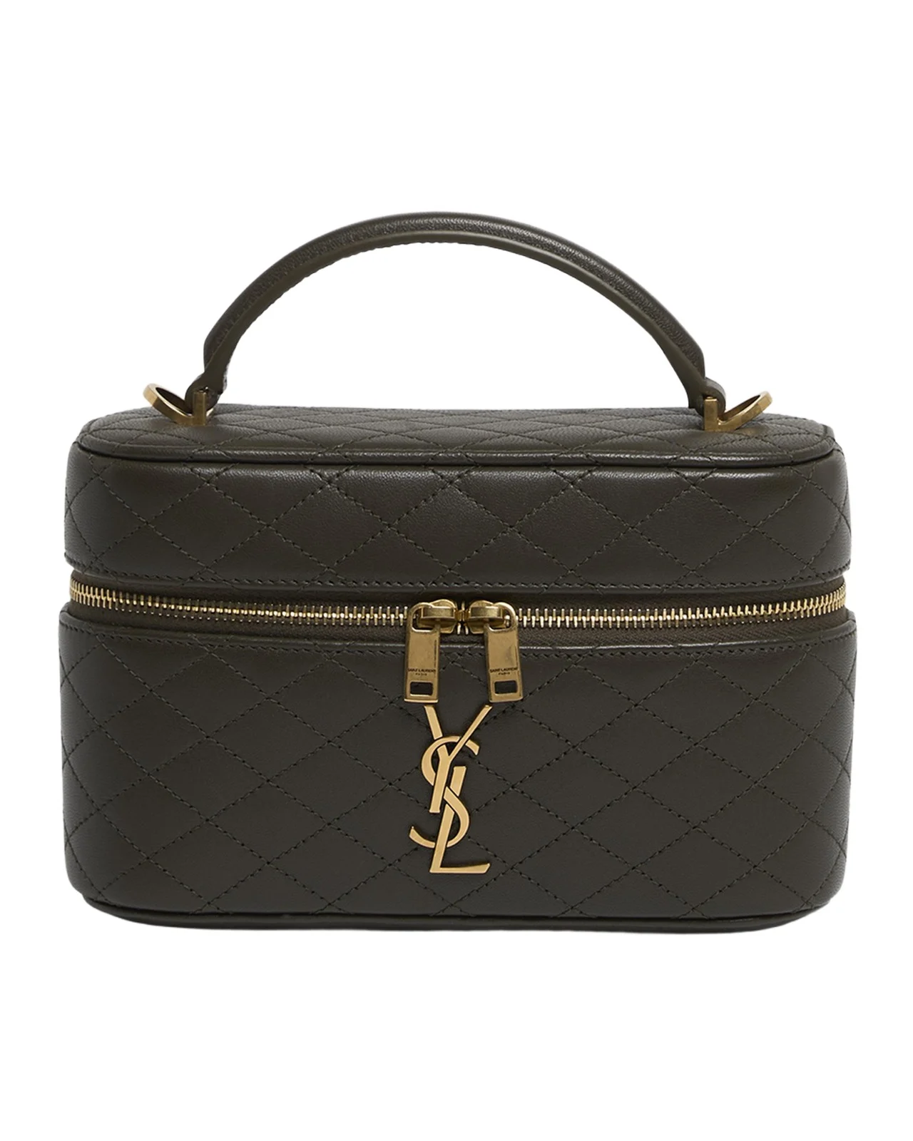 Saint Laurent Gaby Vanity Quilted Leather Bag