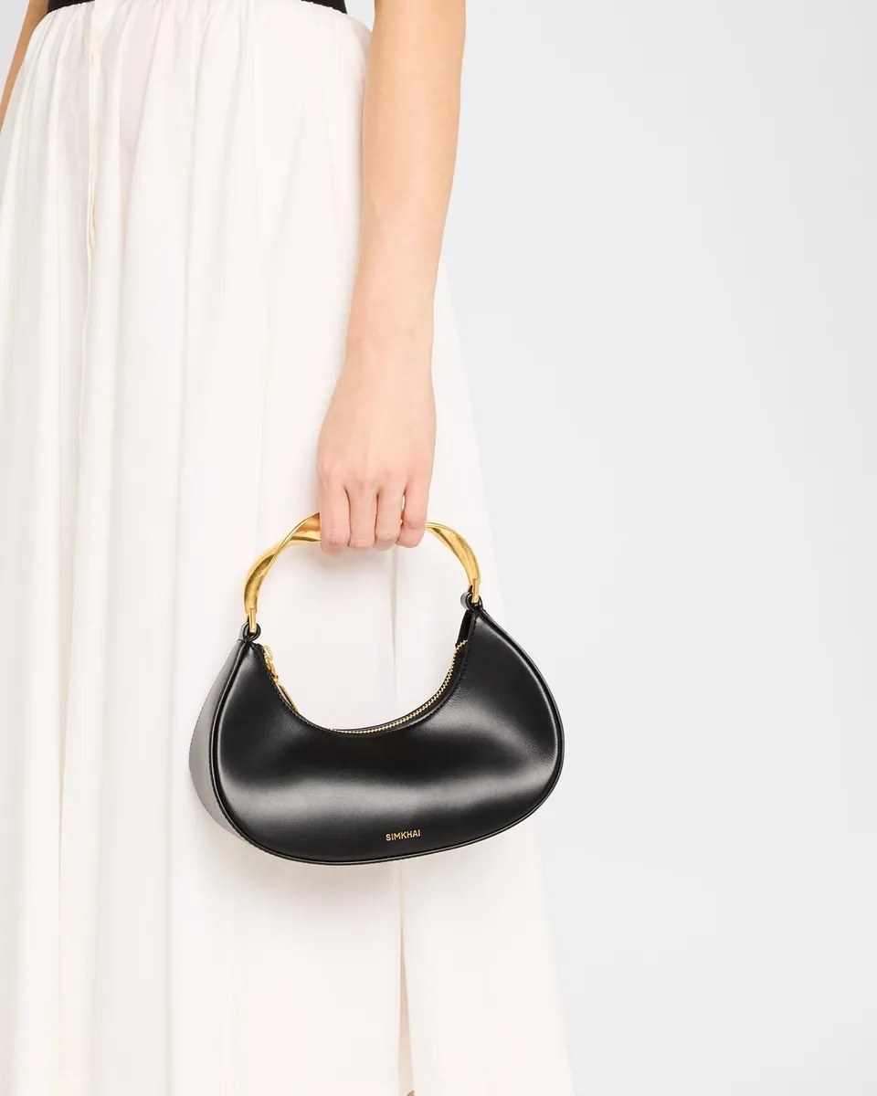 Simkhai Nixi Twist Leather Top-Handle Bag | Thumbnail 2