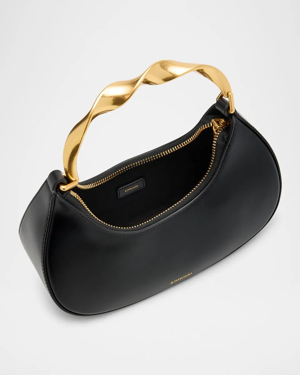 Simkhai Nixi Twist Leather Top-Handle Bag | Thumbnail 4