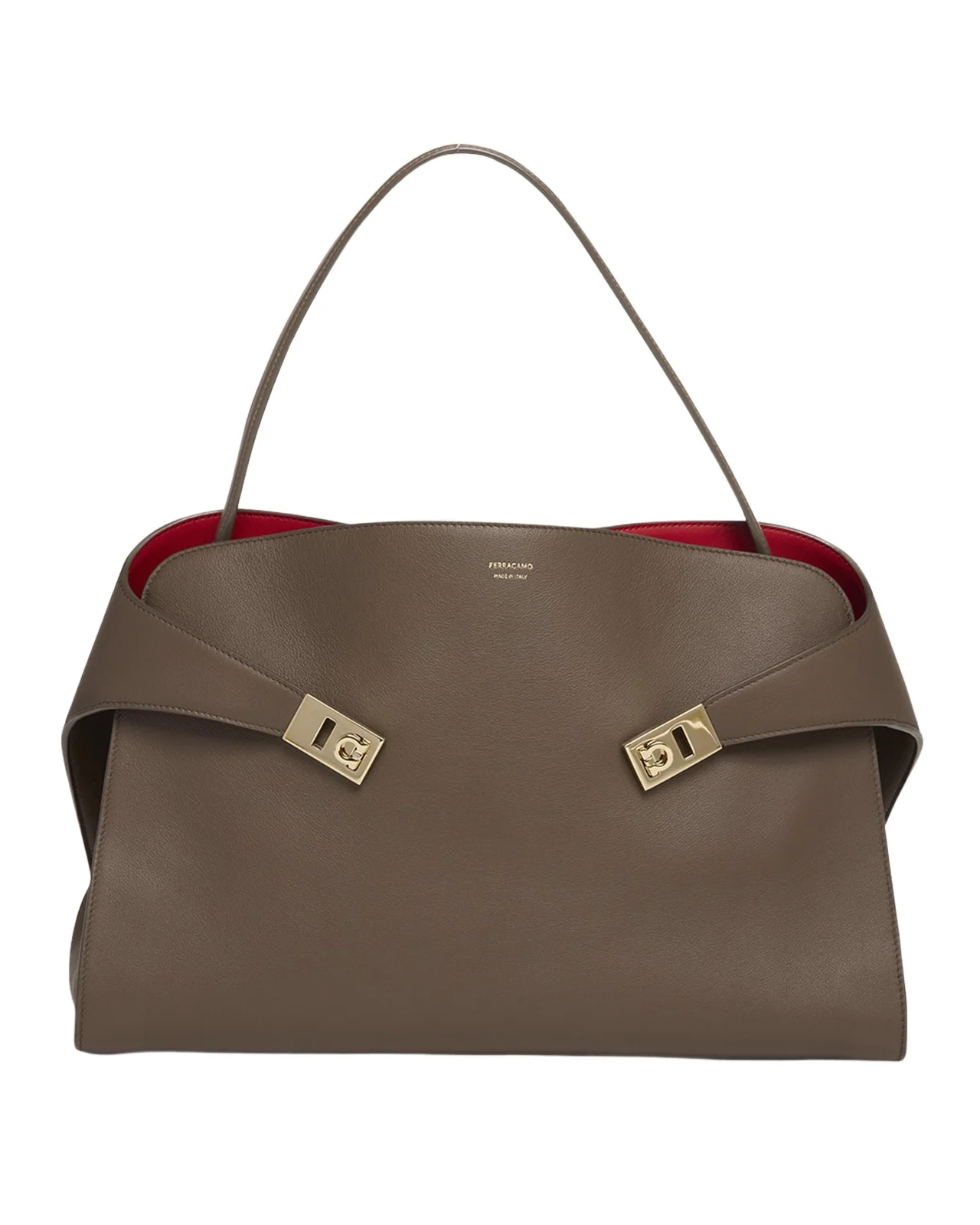 Large Hug Soft Bicolor Shoulder Bag Large Hug Soft Bicolor Shoulder Bag