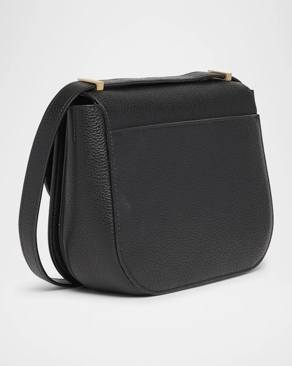 Ferragamo Double Gancio Flap Leather Crossbody Bag | Thumbnail 3 Ferragamo Double Gancio Flap Leather Crossbody Bag | Thumbnail 3