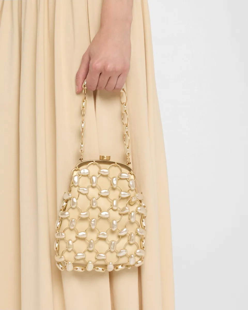 Cult Gaia Brielle Faux Pearl Top-Handle Bag | Thumbnail 2 Cult Gaia Brielle Faux Pearl Top-Handle Bag | Thumbnail 2