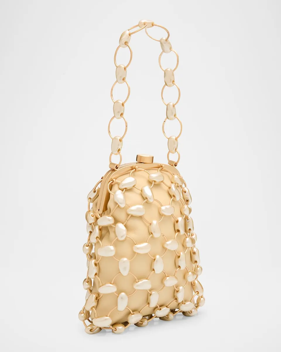 Cult Gaia Brielle Faux Pearl Top-Handle Bag | Thumbnail 3 Cult Gaia Brielle Faux Pearl Top-Handle Bag | Thumbnail 3