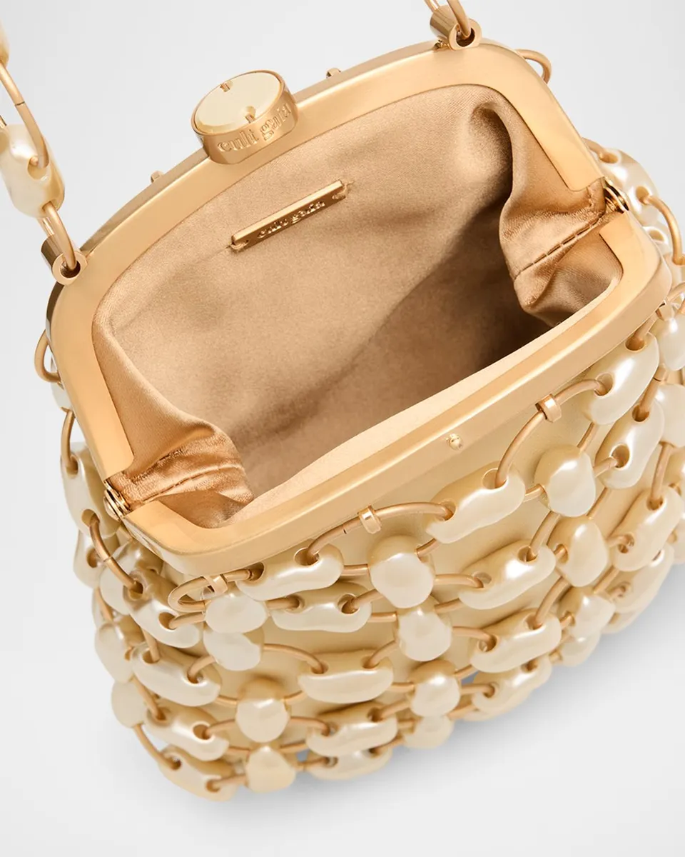 Cult Gaia Brielle Faux Pearl Top-Handle Bag | Thumbnail 4 Cult Gaia Brielle Faux Pearl Top-Handle Bag | Thumbnail 4