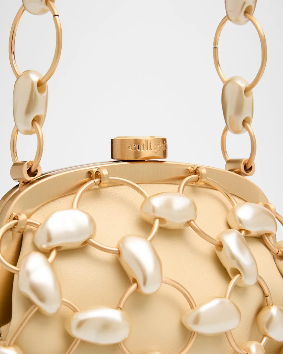 Cult Gaia Brielle Faux Pearl Top-Handle Bag | Thumbnail 6 Cult Gaia Brielle Faux Pearl Top-Handle Bag | Thumbnail 6