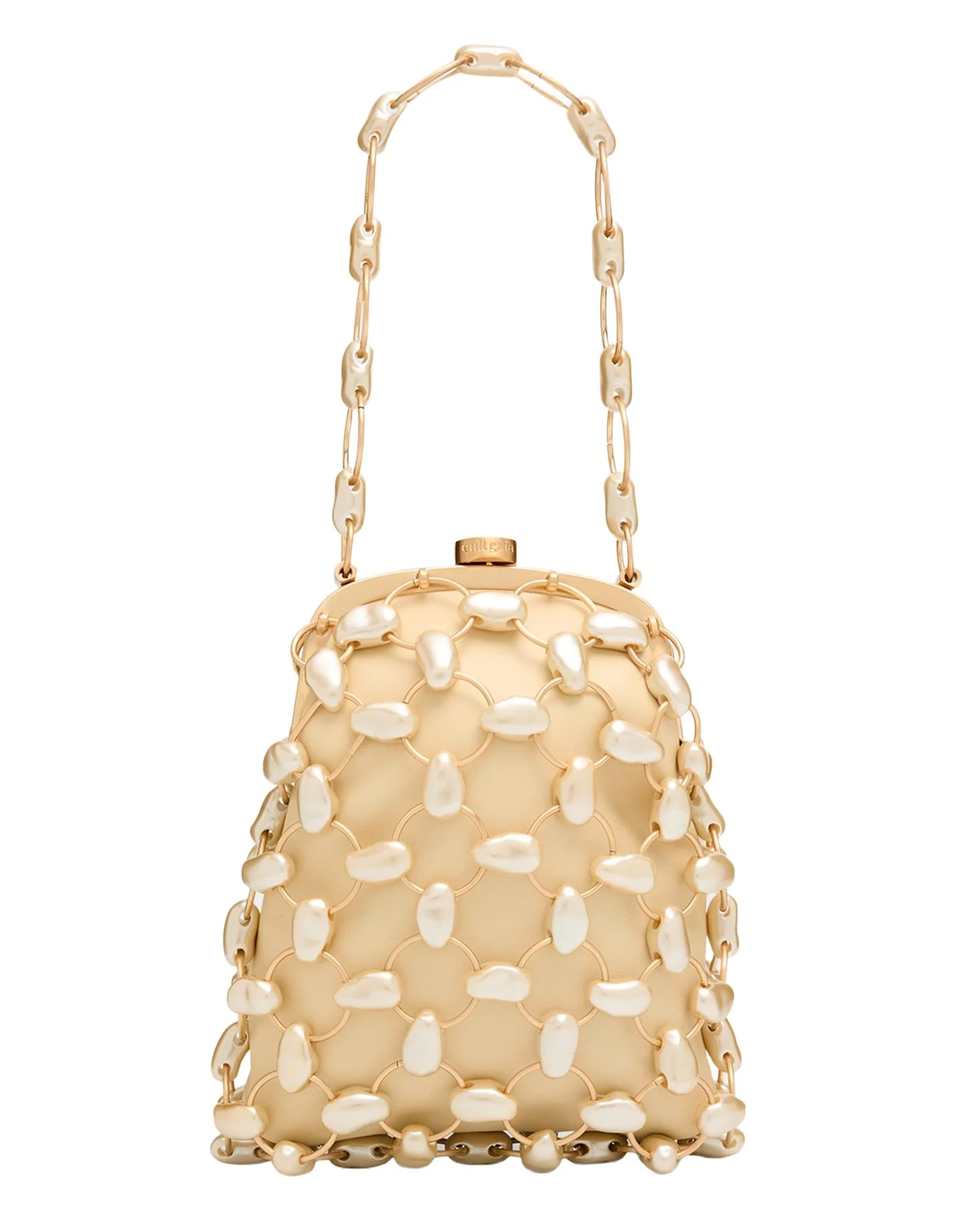 Brielle Faux Pearl Top-Handle Bag