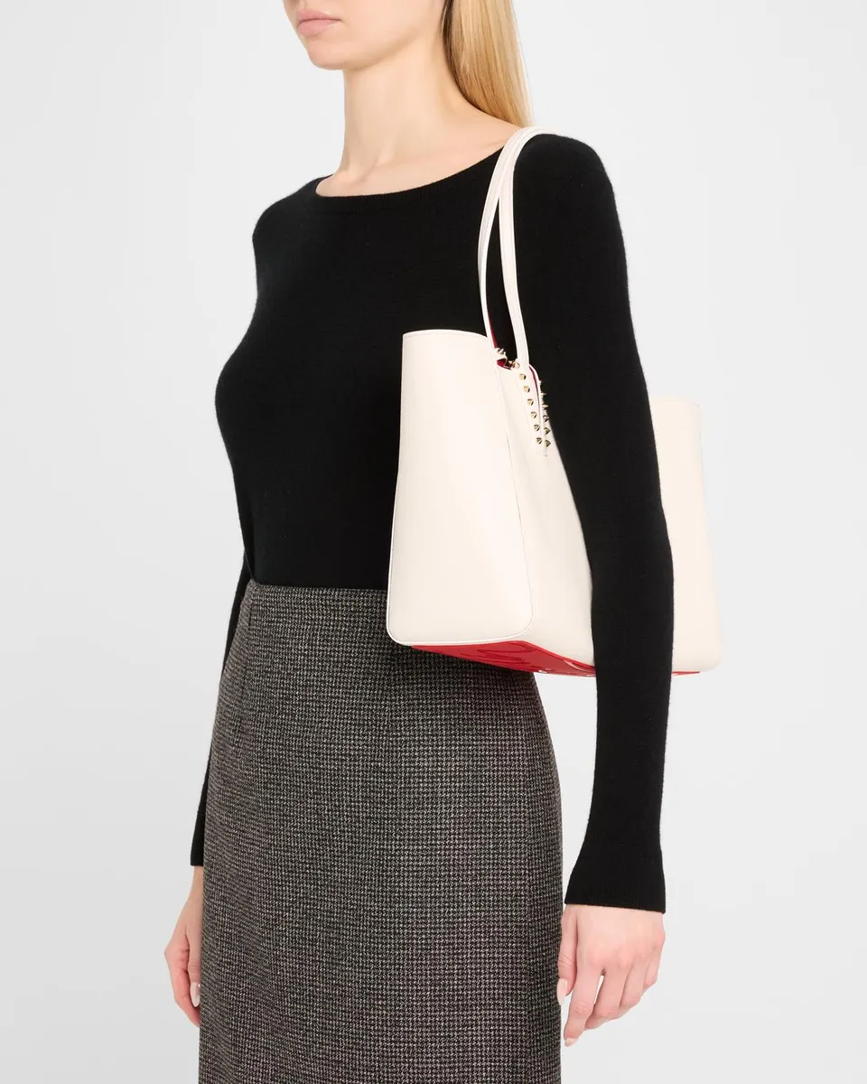 Christian Louboutin Cabata Soft Small Tote Bag in Grained Leather | Thumbnail 2