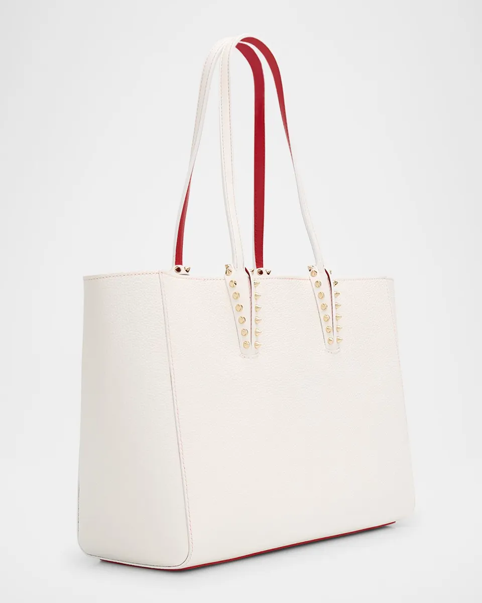 Christian Louboutin Cabata Soft Small Tote Bag in Grained Leather | Thumbnail 3