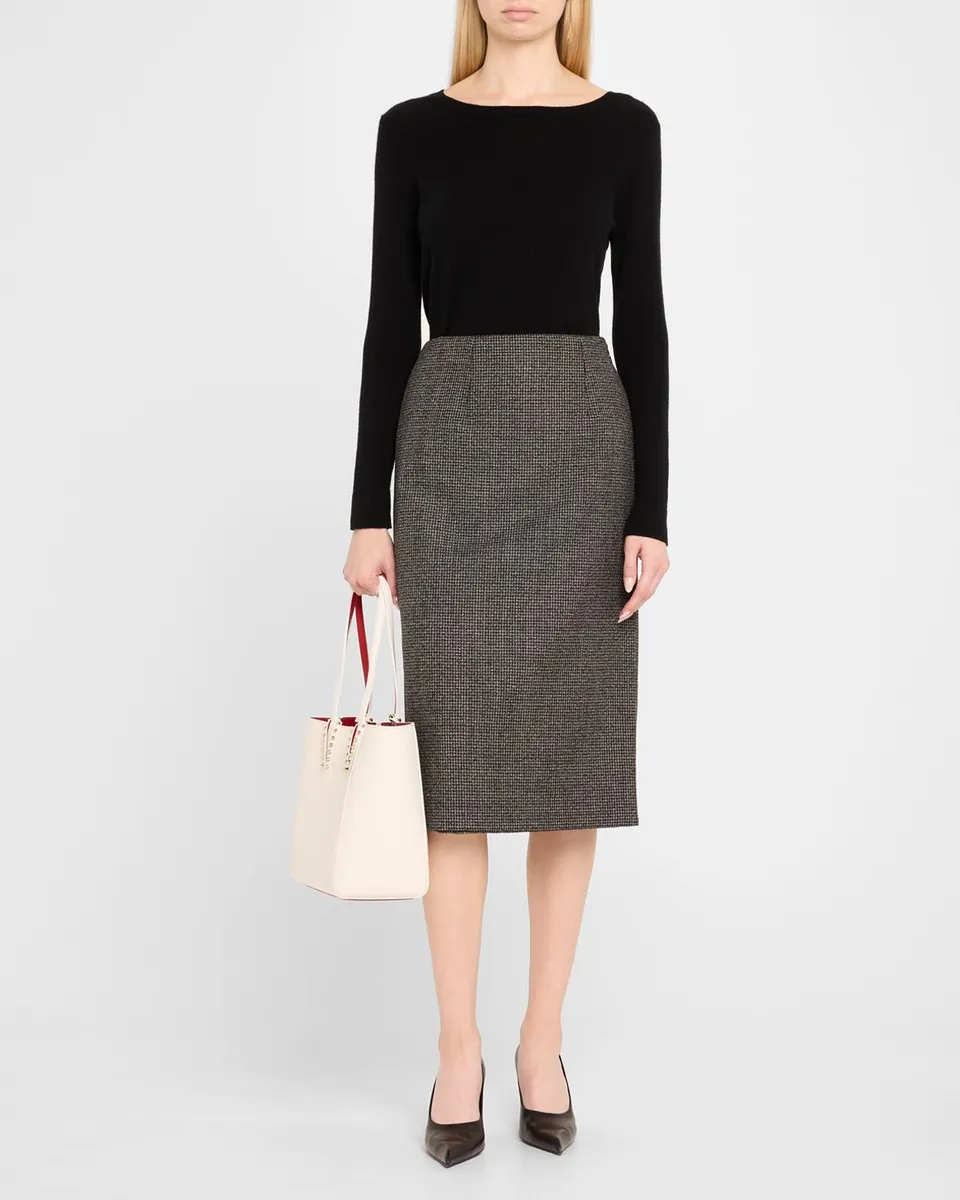 Christian Louboutin Cabata Soft Small Tote Bag in Grained Leather | Thumbnail 5