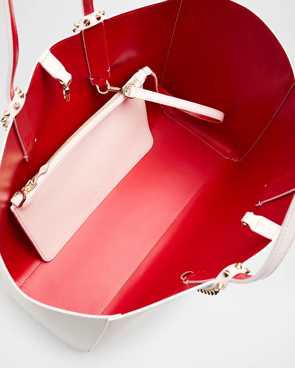 Christian Louboutin Cabata Soft Small Tote Bag in Grained Leather | Thumbnail 6