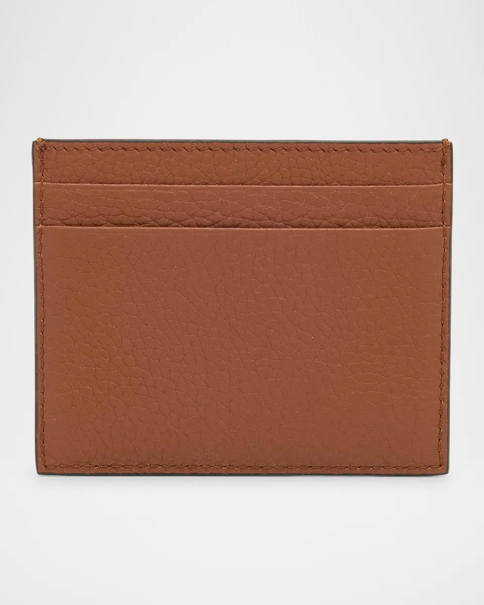 Valentino Garavani Men's Leather Rockstud Card Holder | Thumbnail 3 Valentino Garavani Men's Leather Rockstud Card Holder | Thumbnail 3