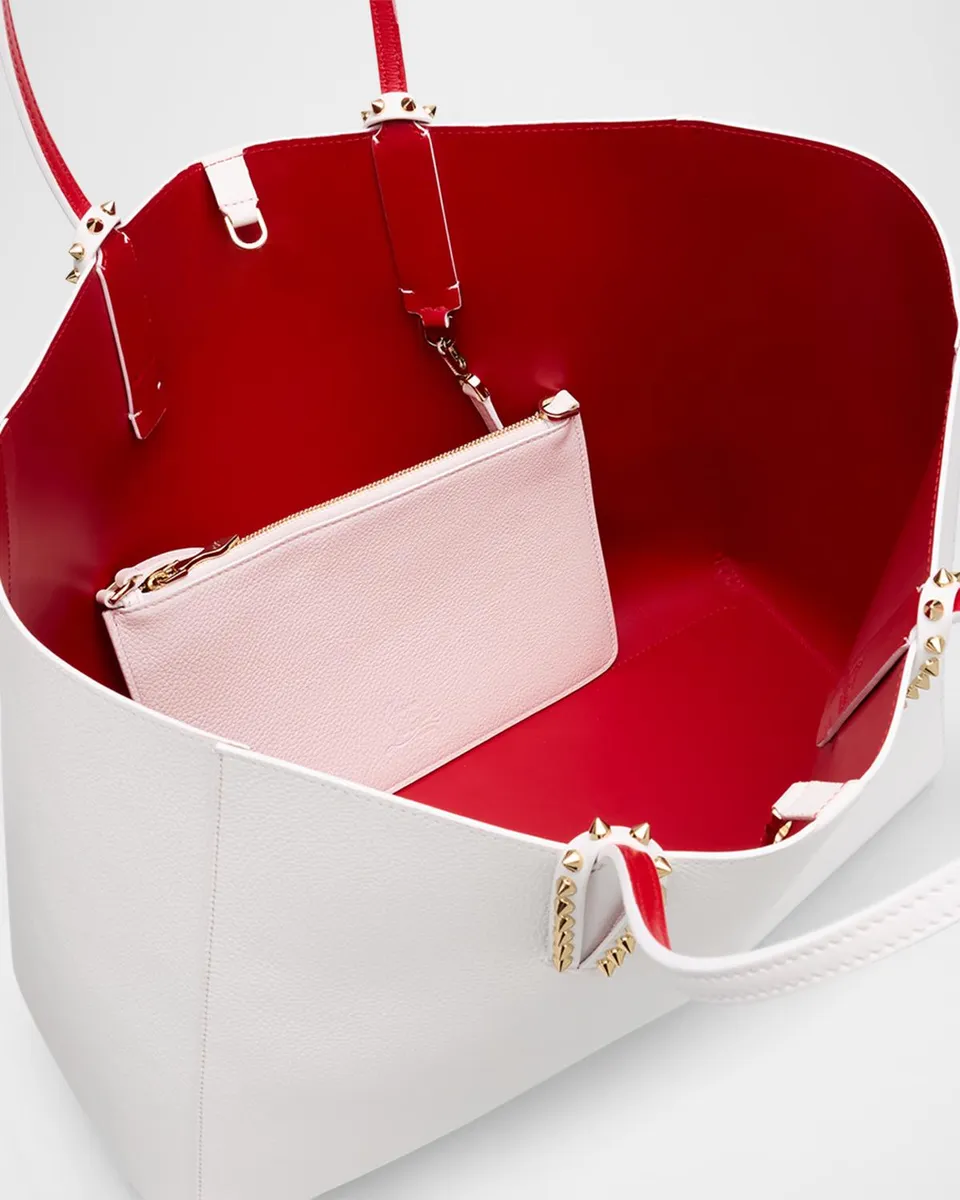 Christian Louboutin Cabata Soft Large Tote Bag in Grained Leather | Thumbnail 4