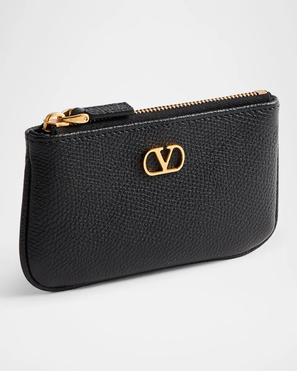 Valentino Garavani VLOGO Signature Leather Card Holder | Thumbnail 6