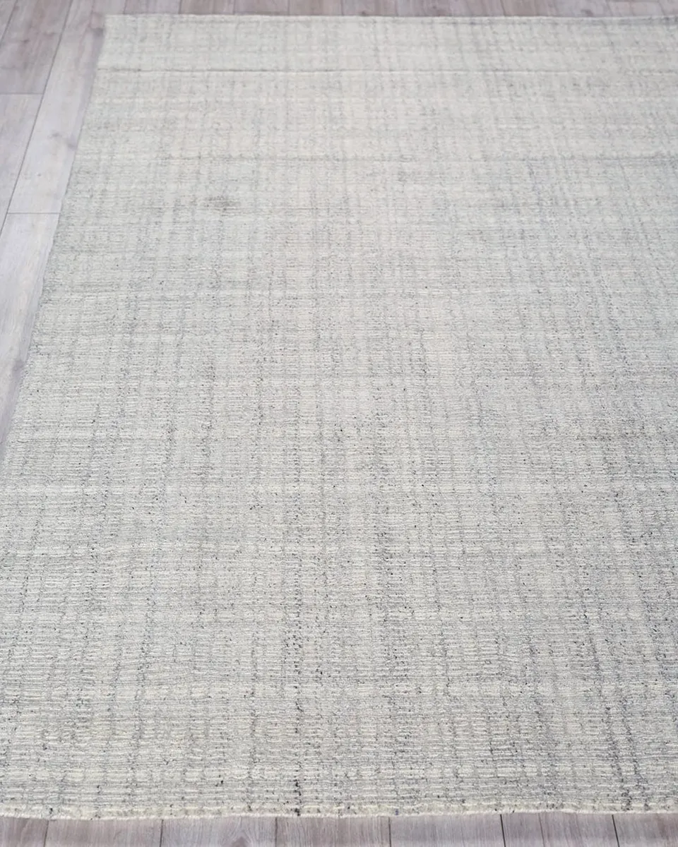Exquisite Rugs Alpine Hand-Loomed Taupe & Ivory Rug | Thumbnail 2