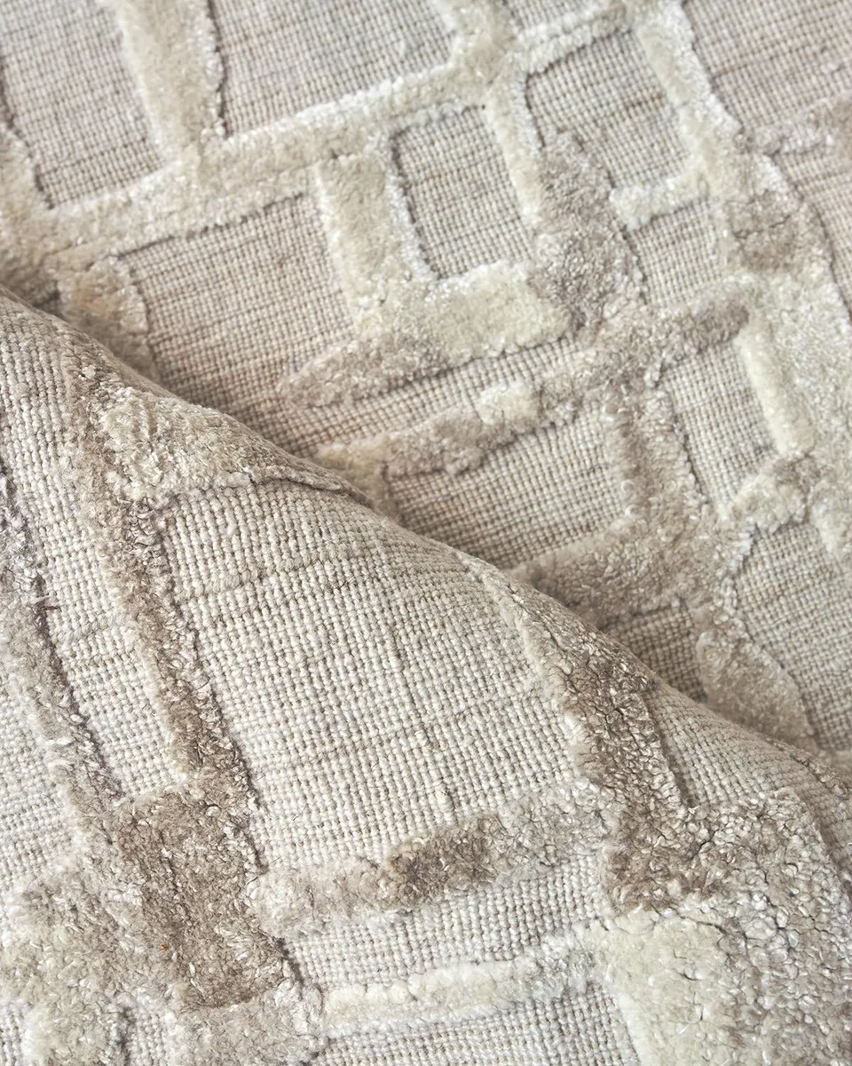 Exquisite Rugs Vista Hand-Loomed Beige Rug | Thumbnail 4