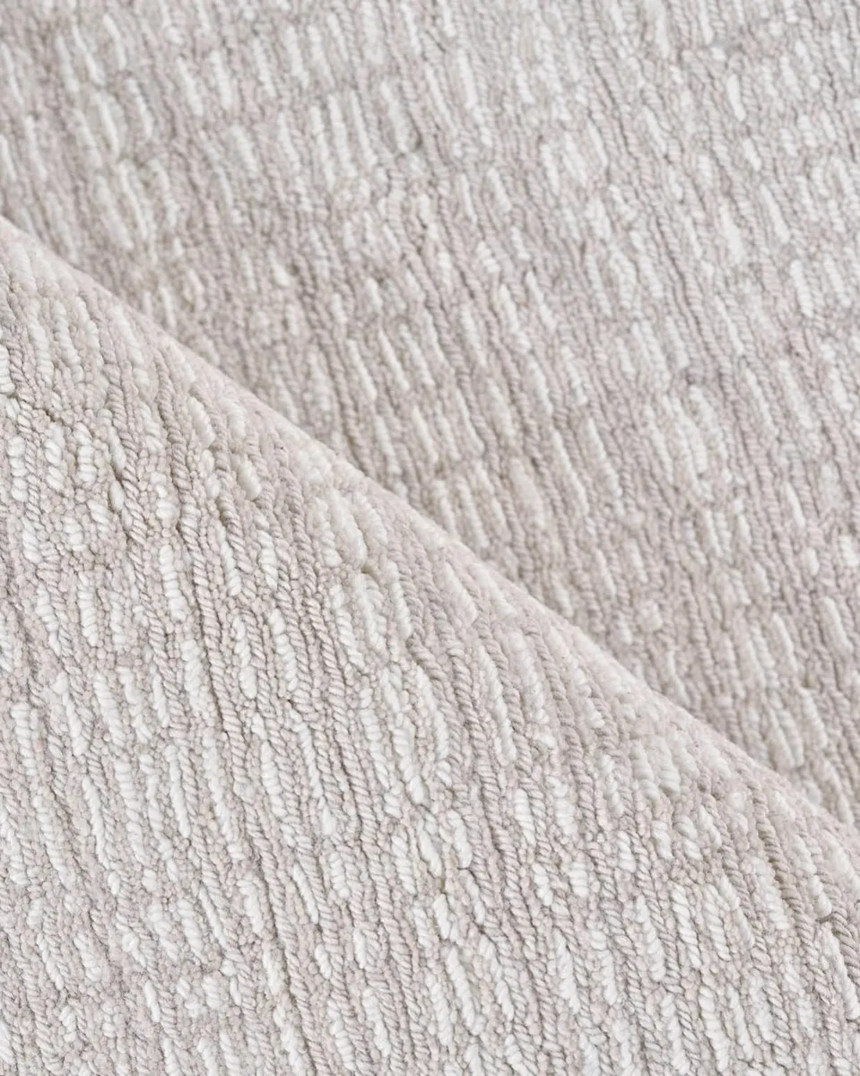 Exquisite Rugs Alpine Hand-Loomed Silver & Ivory Rug | Thumbnail 4 Exquisite Rugs Alpine Hand-Loomed Silver & Ivory Rug | Thumbnail 4