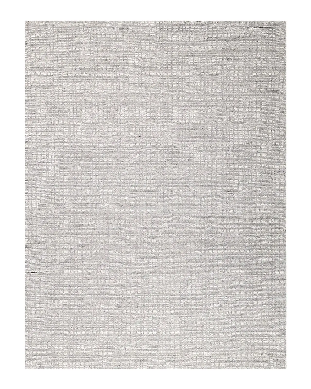 Exquisite Rugs Alpine Hand-Loomed Silver & Ivory Rug