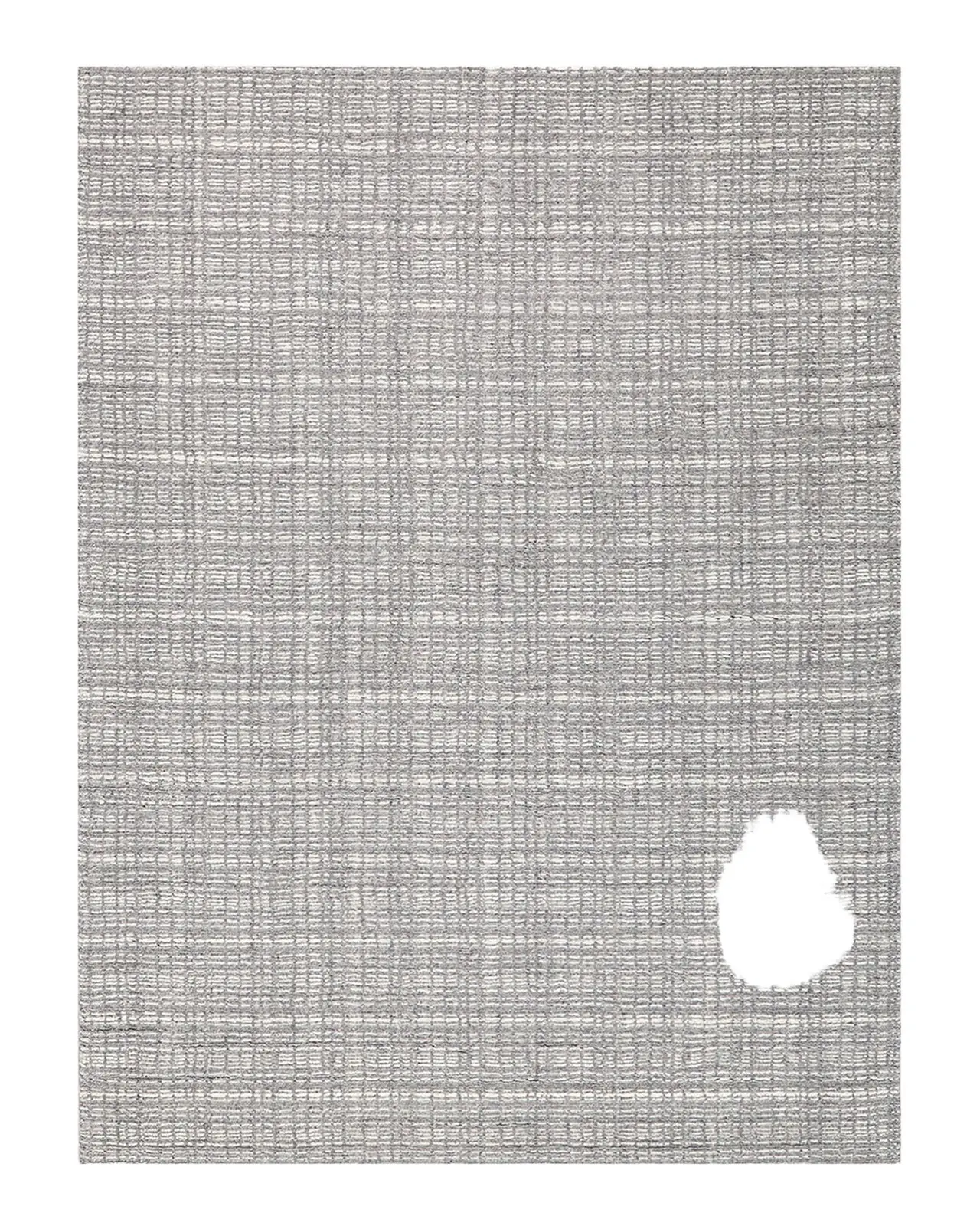 Exquisite Rugs Alpine Hand-Loomed Gray & Ivory Rug